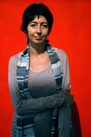 Portrait of Claudia Priano, writer.