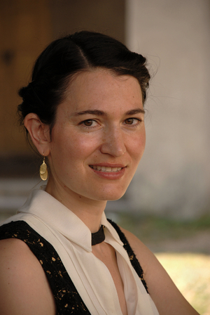 Portrait of the writer Nicole Krauss. Photography 09/2008