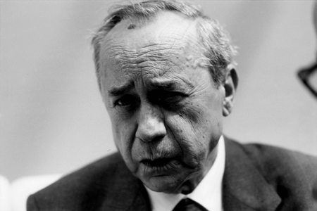 Portrait of Leonardo Sciascia Italian writer.