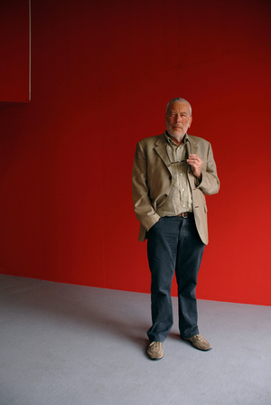 Portrait of the writer Danilo Mainardi in May 2008