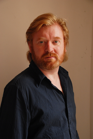 Portrait of British writer Roger Jon (RJ or R.J.) Ellory. 2011