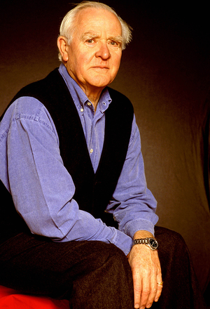 Portrait of the British writer John Le Carre (born 1931).