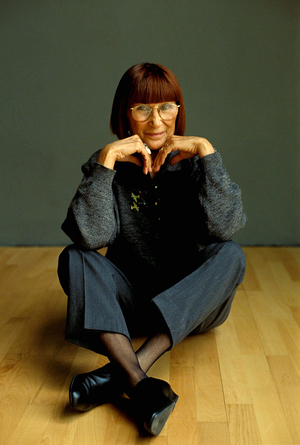 Portrait of the Italian writer and photographer Carla Cerati