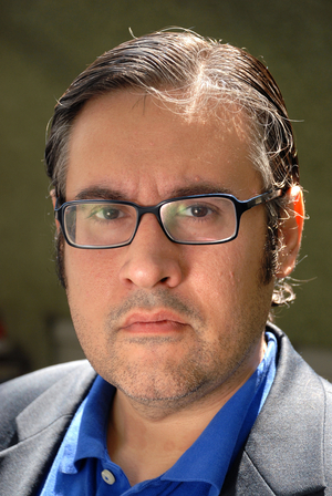 Portrait of Juan Manuel De Prada, writer. Photography 2008