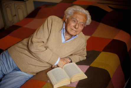 Portrait of Italian director Dino Risi (born 1916). Spring 2004