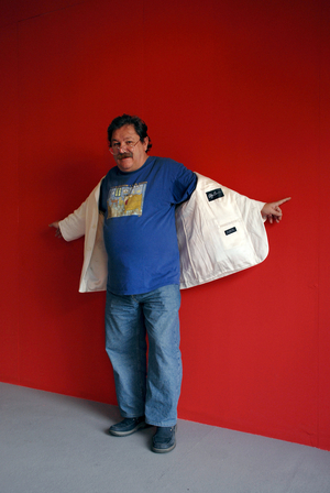 Portrait of Mexican Writer Paco Ignacio Taibo II. May 2008