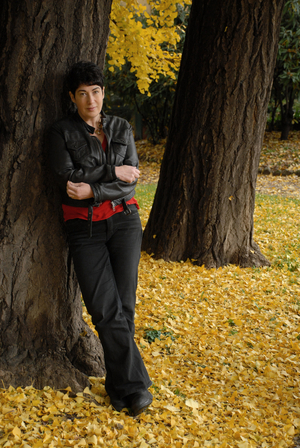 Portrait of Joanne Harris English writer. November 2010