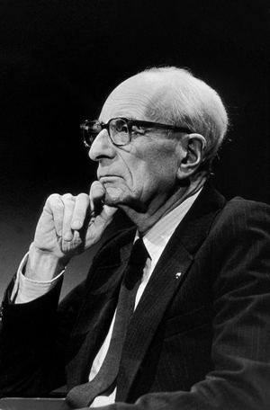 Portrait of the writer Claude Levi Strauss (Levi-Strauss).