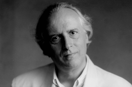 Portrait of the Italian writer Giuseppe Conte (born 1945)