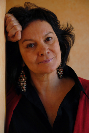 Portrait of the Spanish writer Clara Sanchez, 2011.