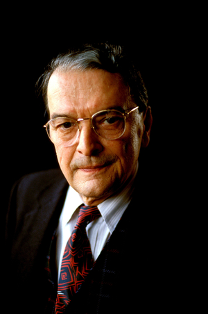 Portrait of the Italian writer Luigi Meneghello (1922-2007)
