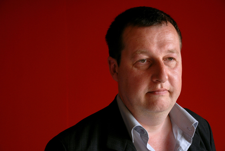 Portrait of the French writer Philippe Forest May 2008