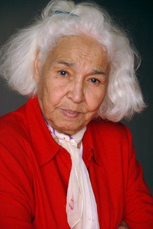 Portrait of Nawal Al Saadawi in May 2009.