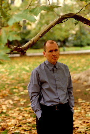 Portrait of writer David Peace. 2005