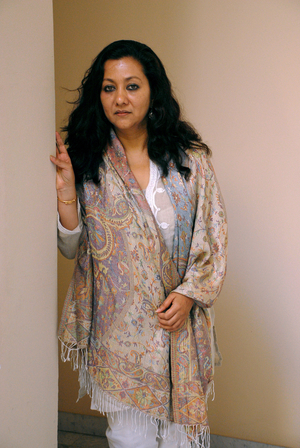 Portrait of Indian Writer Selina Sen. May 2008