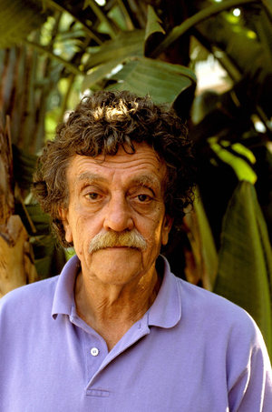 Portrait of the American Writer Kurt Vonnegut Junior (1922-2007)