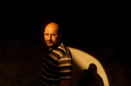 Portrait of the Russian writer Boris Akunin (Akunin), born in 1956 in Georgia.