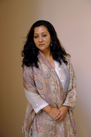 Portrait of Indian Writer Selina Sen. May 2008