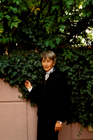 Portrait of Russian poet Olga Sedakova (born 1949).