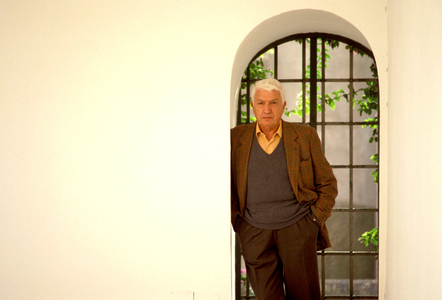 Portrait of the writer Ugo Pirro (1920-2008).
