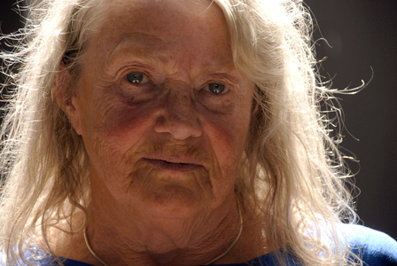 Portrait of writer Maj Sjowall. Photography 09/2008