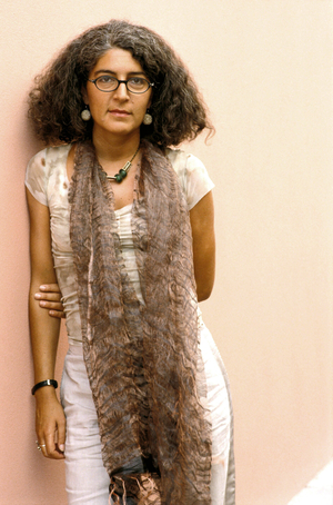Portrait of Melania Mazzucco, Italian writer.