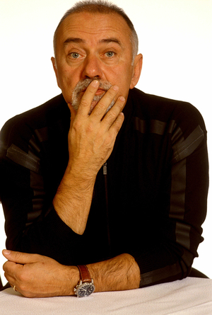 Portrait of Giorgio Faletti, Italian writer.