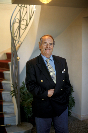 Portrait of the French writer and journalist Dominique Lapierre. 2003