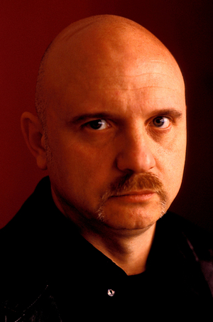 Portrait of Italian playwright, poet and novelist Tiziano Scarpa. 05/2007