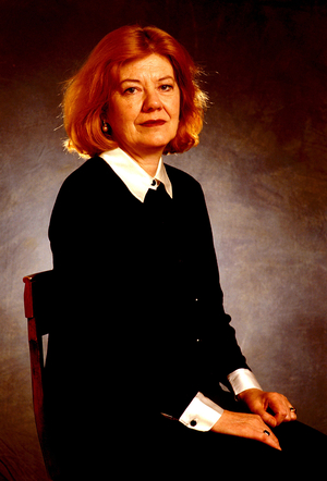 Portrait of Anne Perry British writer.