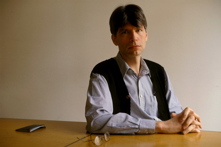 Portrait of Richard Powers, American writer Born in 1957.