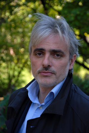Portrait of the Italian theatre author Ruggero Cappuccio, 2012 - (Portrait of italian playwright Ruggero Cappuccio, 2012) Photography