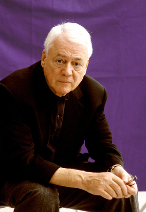 Portrait of the German director Alexandre Kluge (born 1932)