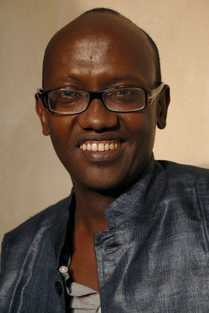 Portrait of the writer Abdourahman Waberi. Photography 2008