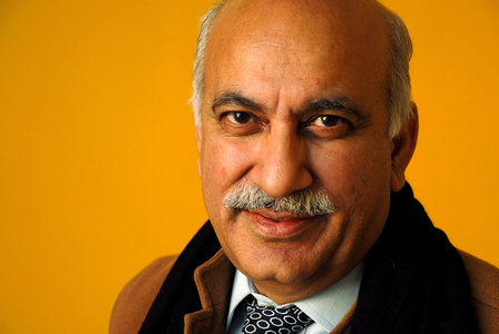 Portrait of writer Mubashar Jawed Akbar. Photography May 2008.