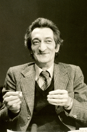 Portrait of the Italian poet Edoardo Sanguineti