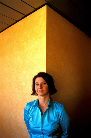 Portrait of Ronlyn Domingue American writer in 2006.