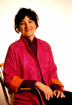 Portrait of Ruth Reichl, food journalist and writer.