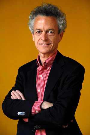 Portrait of Federico Rampini Italian journalist and writer.
