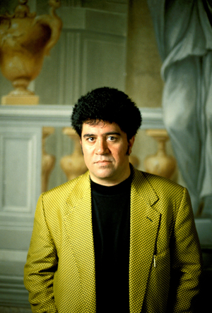 Portrait of Pedro Almodovar, Spanish director.