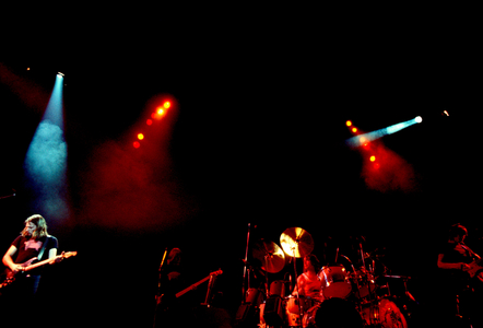 Concert of rock band Pink Floyd, Paris, France, 1977 (photo)