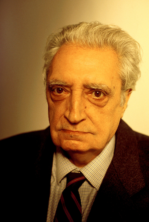 Portrait of Renzo de Felice (1929 - 1996), Italian historian.