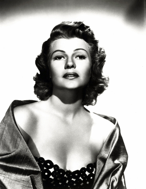 American actress Rita Hayworth (1918-1987) around 1957
