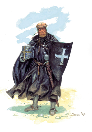 A Soldier of the Order of St. John of Jerusalem (Hospitallers) - Knights Hospitaller (Knights of St John) -