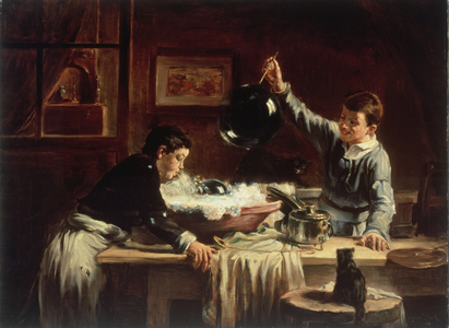 Blowing Bubbles, 1899