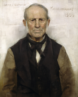 Old Willie : The Village Worthy, 1886 (oil on canvas)