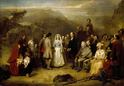 Marriage of the Covenanter (oil on canvas)