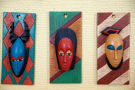 Savoigne, Saint Louis, Senegal, le 27/2/2015 - Art work made in Saint Blaise vocational school.