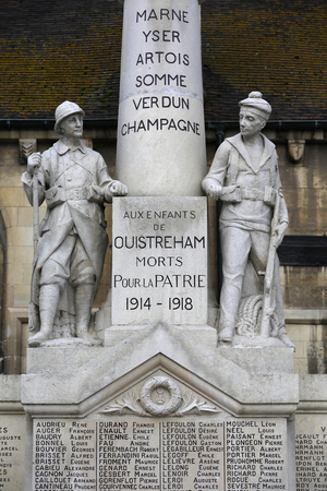 World War I memorial, Ouistreham, France