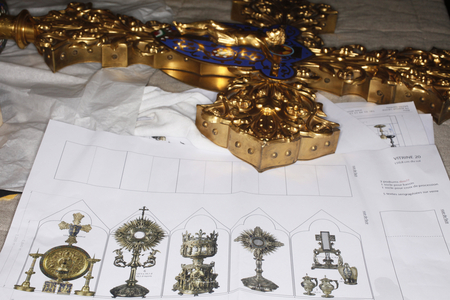 Renovation of the Notre-Dame de Paris cathedral Treasure Museum Paris France